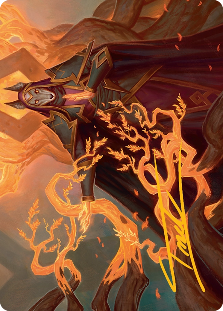 Abzan Devotee Art Card (10/54) [Tarkir: Dragonstorm Art Series] | Chromatic Games