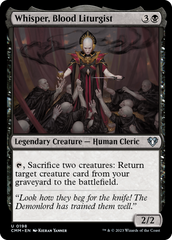 Whisper, Blood Liturgist [Commander Masters] | Chromatic Games