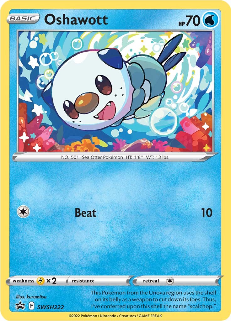 Oshawott (SWSH222) [Sword & Shield: Black Star Promos] | Chromatic Games