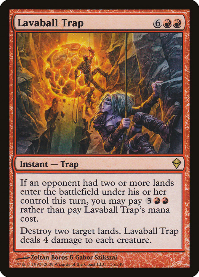 Lavaball Trap 135/249 (Zendikar)  | Chromatic Games