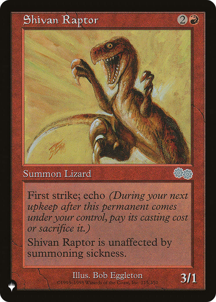 Shivan Raptor [The List Reprints] | Chromatic Games