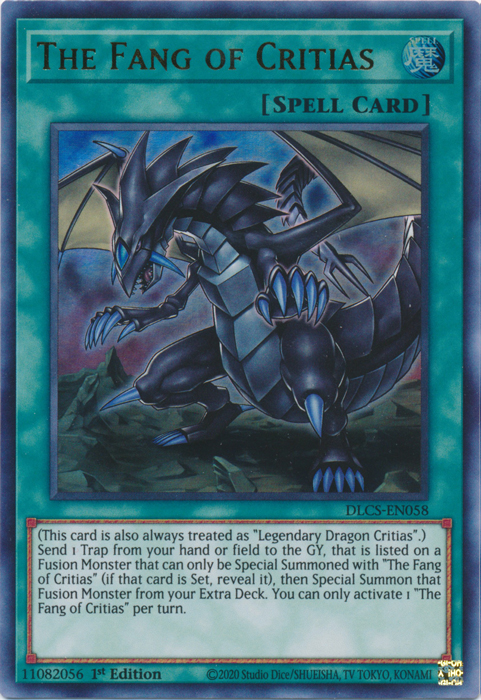 The Fang of Critias [DLCS-EN058] Ultra Rare | Chromatic Games