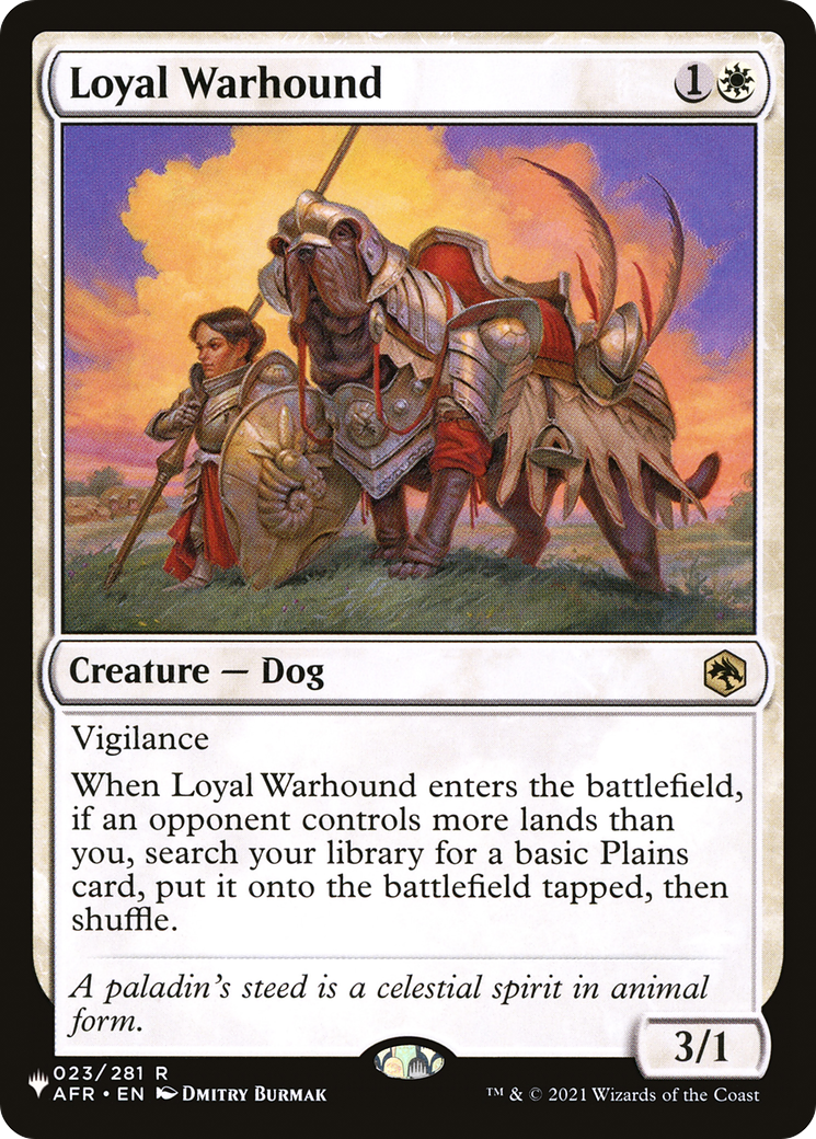 Loyal Warhound [The List] | Chromatic Games