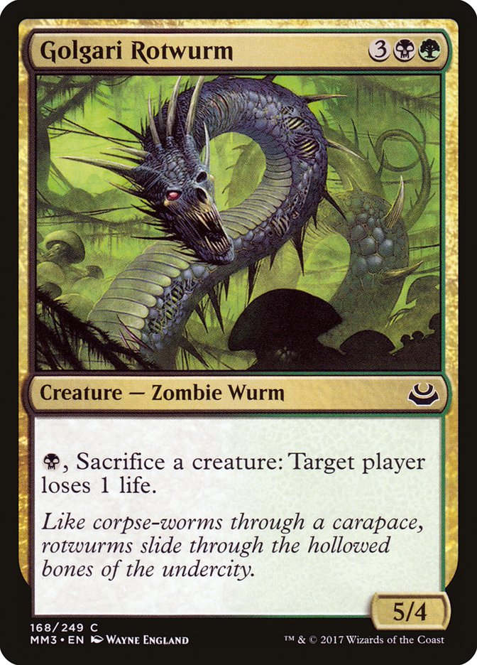 Golgari Rotwurm 168/249 (Modern Masters 2017)  - Foil | Chromatic Games
