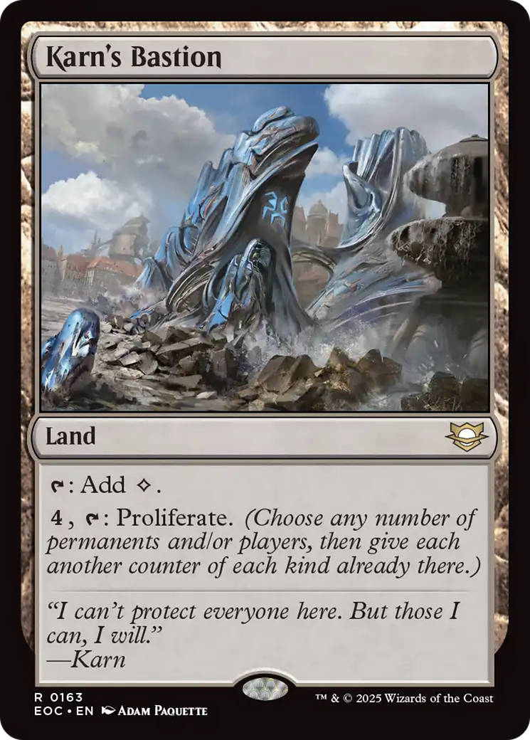 Karn's Bastion [Edge of Eternities Commander] | Chromatic Games