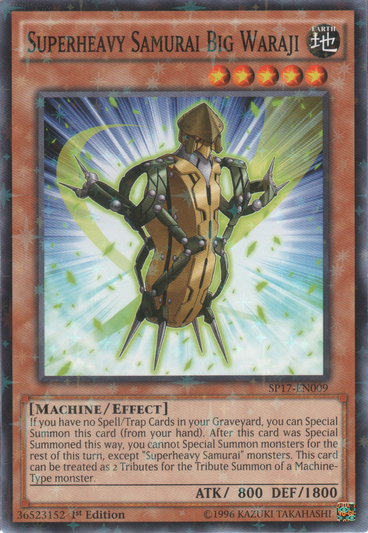 Superheavy Samurai Big Waraji [SP17-EN009] Starfoil Rare | Chromatic Games