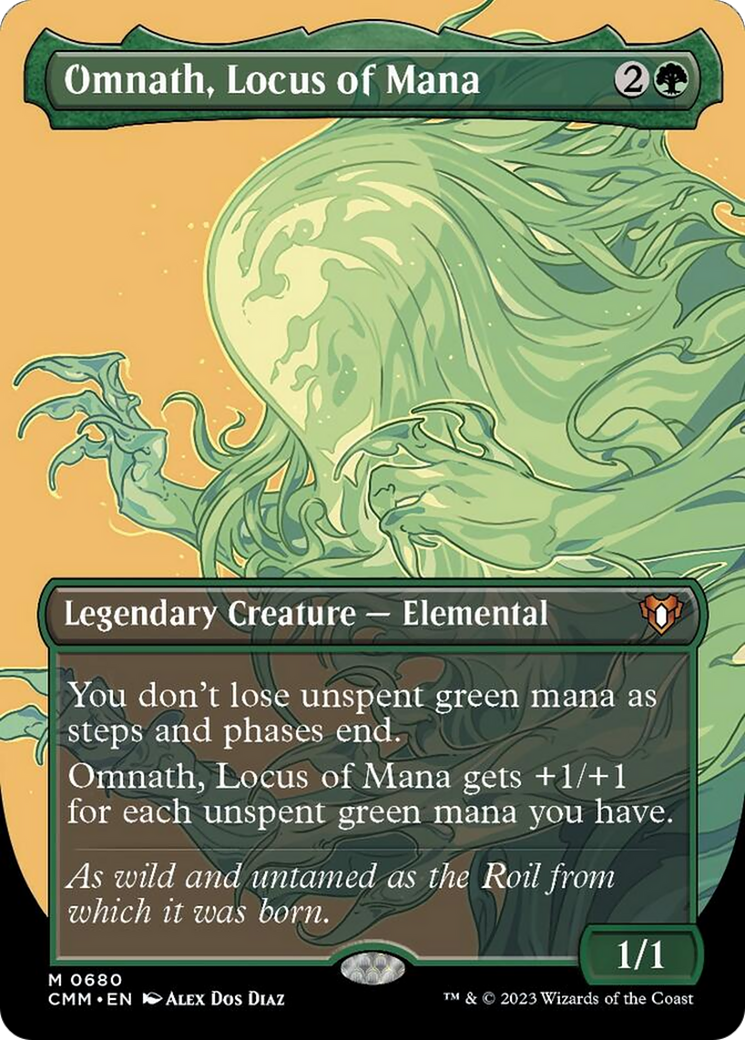 Omnath, Locus of Mana (Borderless Profile) [Commander Masters] | Chromatic Games