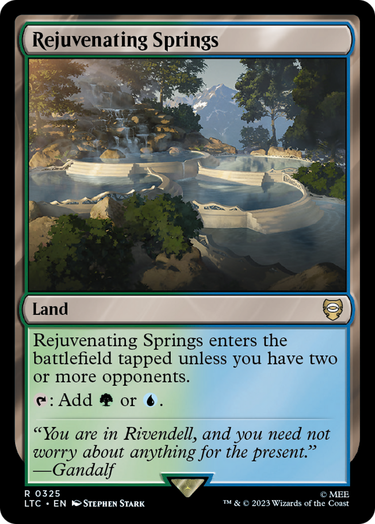 Rejuvenating Springs [The Lord of the Rings: Tales of Middle-Earth Commander] | Chromatic Games