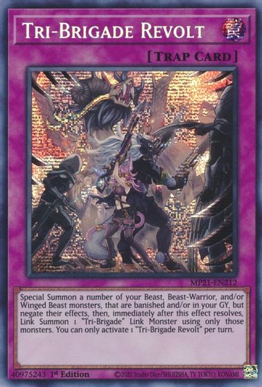 Tri-Brigade Revolt [MP21-EN212] Prismatic Secret Rare | Chromatic Games