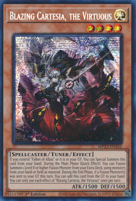 Blazing Cartesia, the Virtuous [MP23-EN162] Prismatic Secret Rare | Chromatic Games