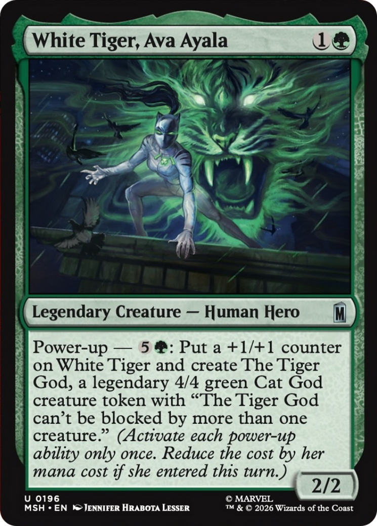 White Tiger, Ava Ayala [Marvel Super Heroes] | Chromatic Games
