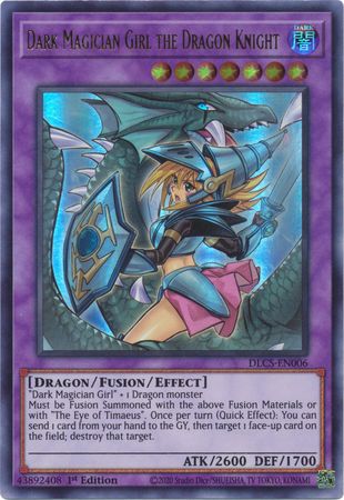 Dark Magician Girl the Dragon Knight (Alternate Art) (Purple) [DLCS-EN006] Ultra Rare | Chromatic Games
