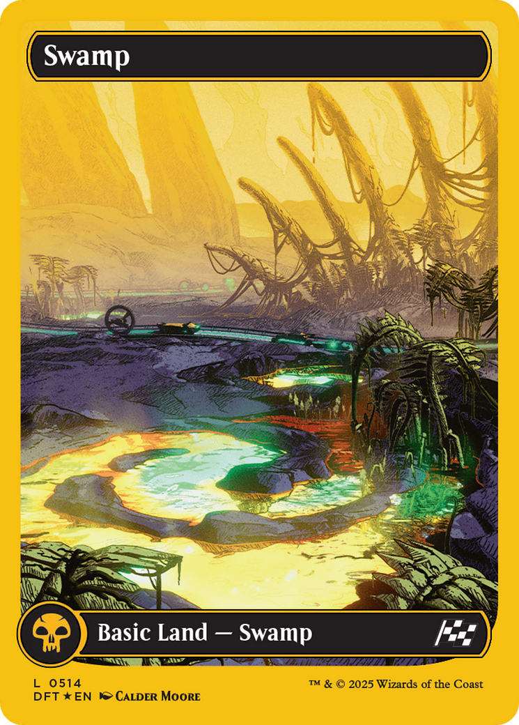 Swamp (0514) (First-Place Foil) [Aetherdrift] | Chromatic Games