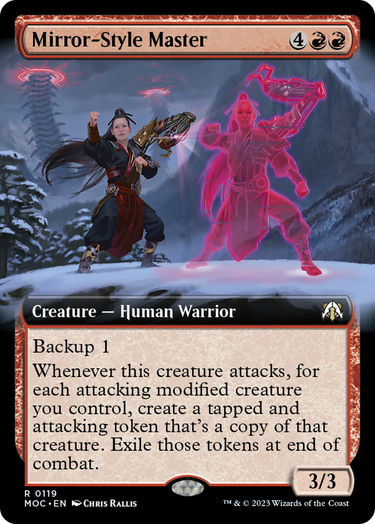 Mirror-Style Master (Extended Art) [March of the Machine Commander] | Chromatic Games