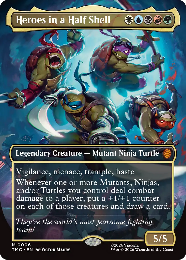 Heroes in a Half Shell (Borderless) [Teenage Mutant Ninja Turtles Commander] | Chromatic Games