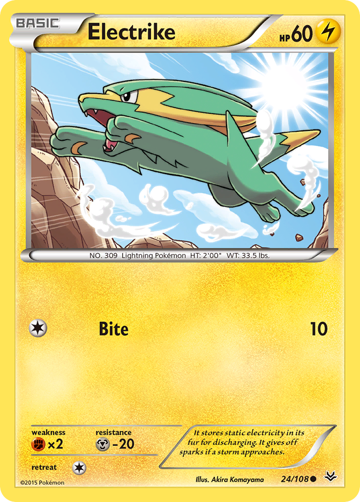 Electrike (24/108) [XY: Roaring Skies] | Chromatic Games