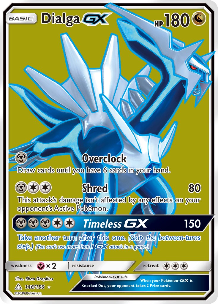 Dialga GX (146/156) [Sun & Moon: Ultra Prism] | Chromatic Games