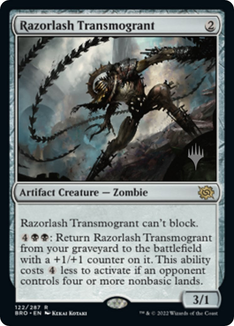 Razorlash Transmogrant (Promo Pack) [The Brothers' War Promos] | Chromatic Games