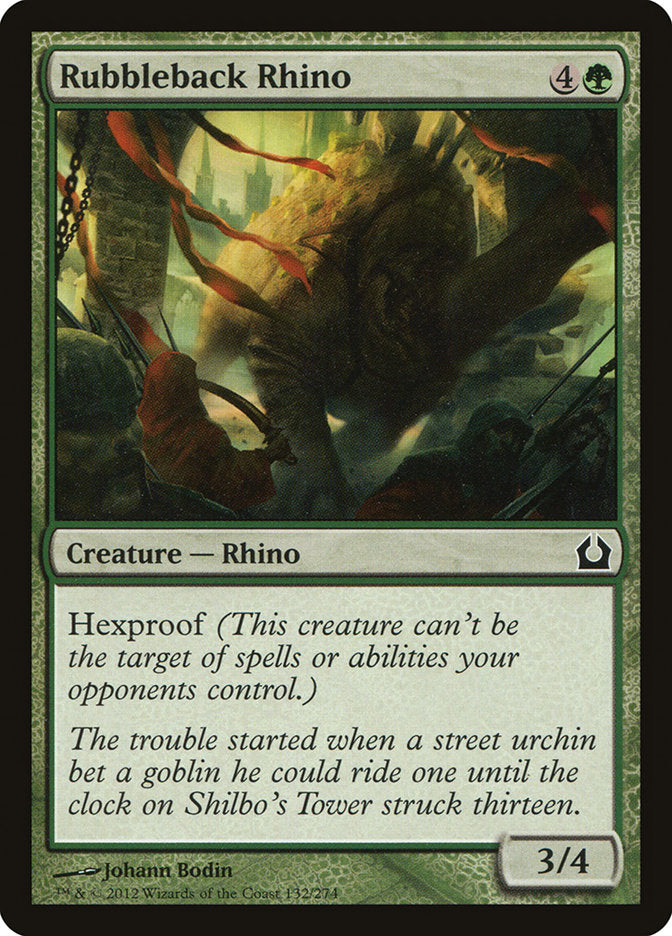 Rubbleback Rhino 132/274 (Return to Ravnica)  | Chromatic Games