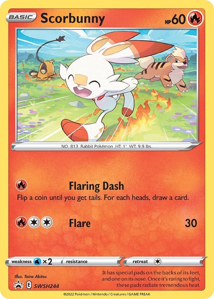 Scorbunny (SWSH244) [Sword & Shield: Black Star Promos] | Chromatic Games