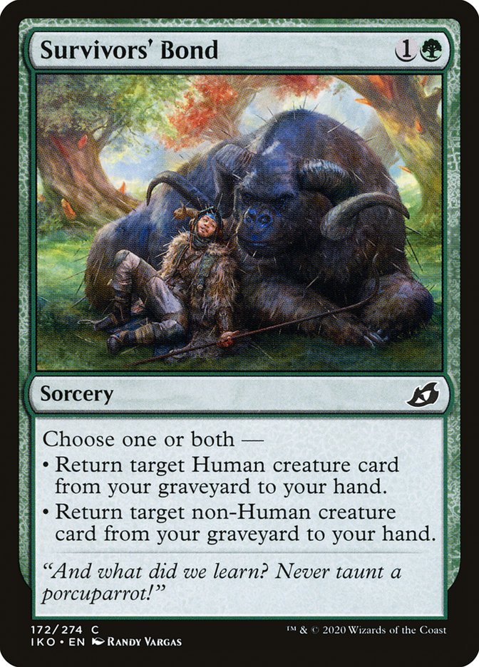 Survivors' Bond 172/274 (Ikoria: Lair of Behemoths)  | Chromatic Games