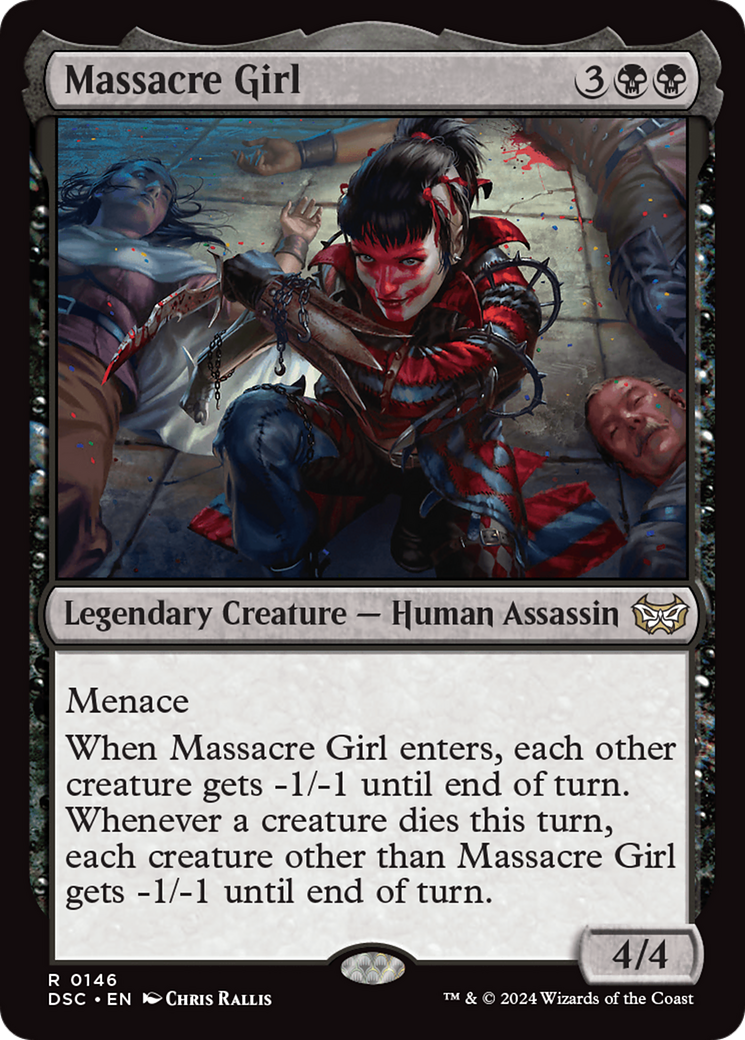 Massacre Girl [Duskmourn: House of Horror Commander] | Chromatic Games