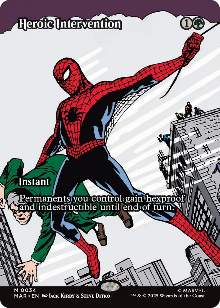 Heroic Intervention (Borderless) [Marvel's Spider-Man: Eternal-Legal] | Chromatic Games
