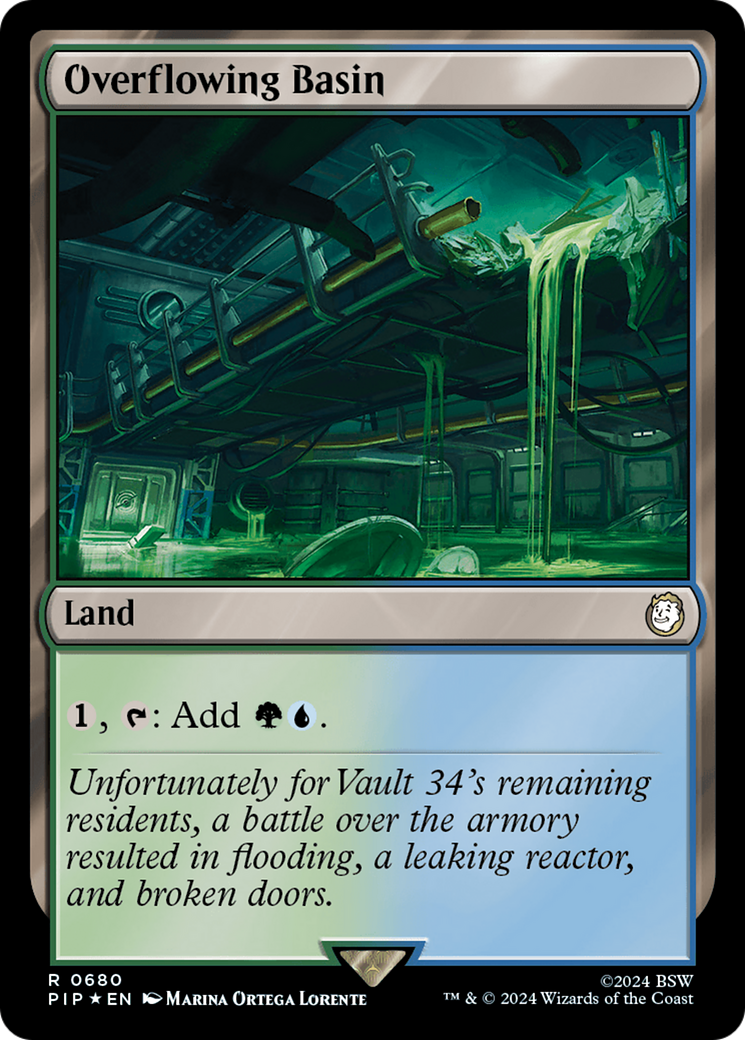 Overflowing Basin (Surge Foil) [Fallout] | Chromatic Games