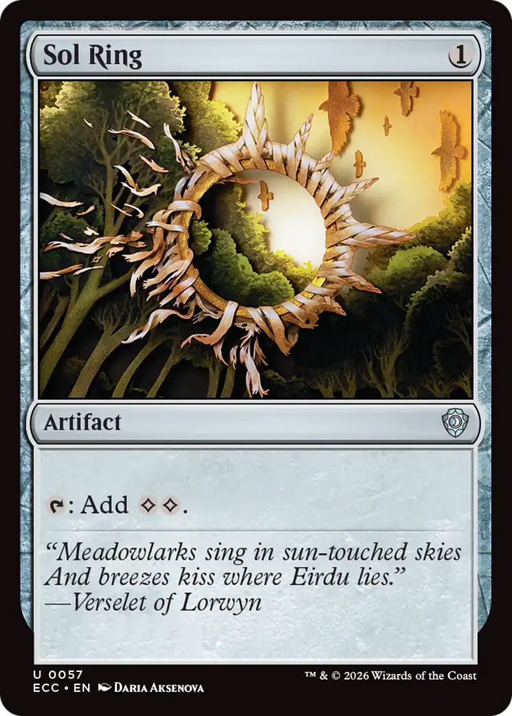 Sol Ring (0057) [Lorwyn Eclipsed Commander] | Chromatic Games