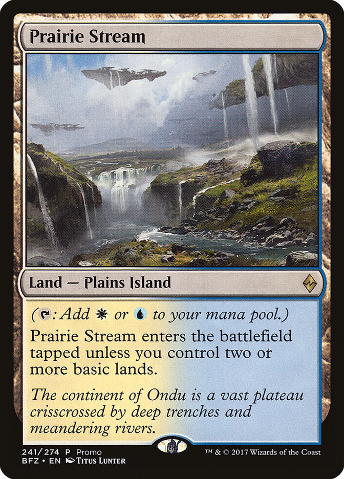 Prairie Stream (Promo) [Standard Showdown Promos] | Chromatic Games