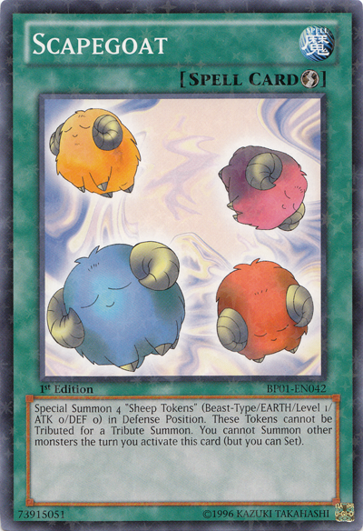 Scapegoat [BP01-EN042] Starfoil Rare | Chromatic Games