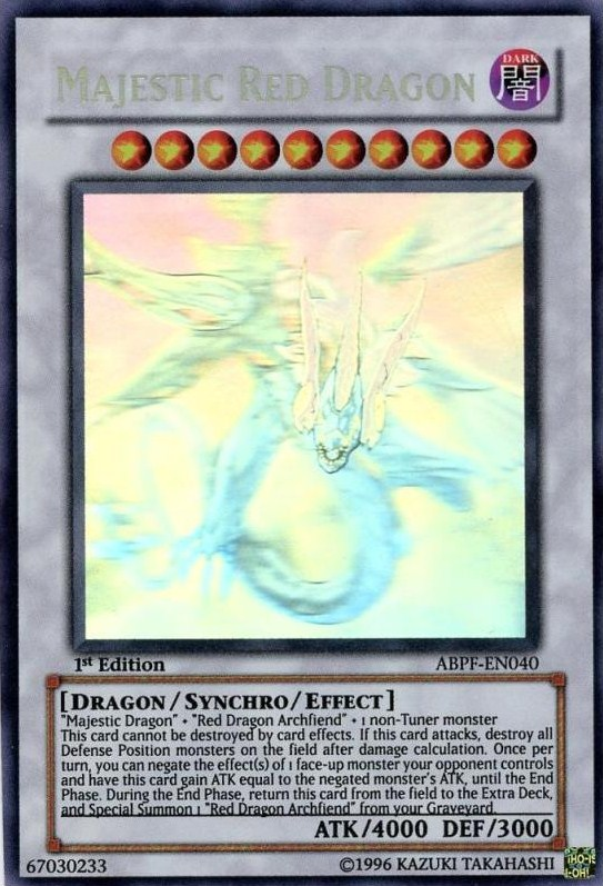 Majestic Red Dragon [ABPF-EN040] Ghost Rare | Chromatic Games