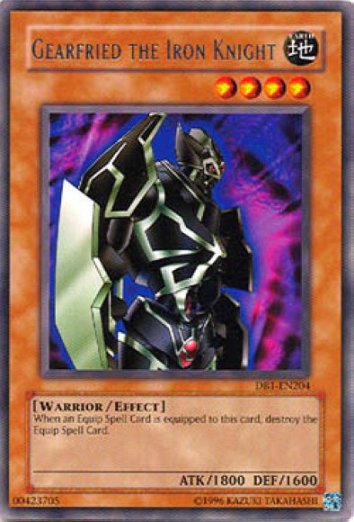 Gearfried the Iron Knight [DB1-EN204] Rare | Chromatic Games