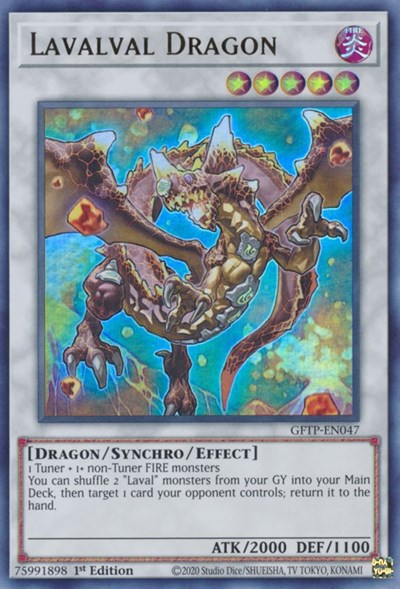 Lavalval Dragon [GFTP-EN047] Ultra Rare | Chromatic Games
