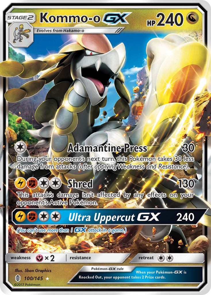 Kommo-o GX (100/145) [Sun & Moon: Guardians Rising] | Chromatic Games