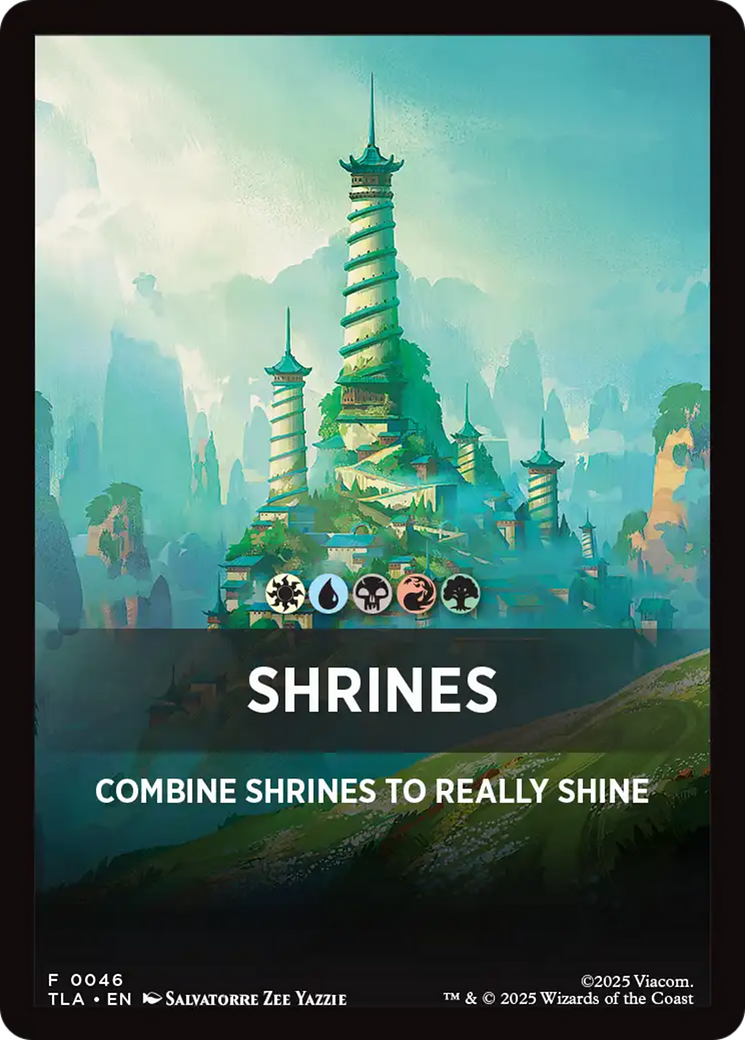 Shrines Theme Card [Avatar: The Last Airbender Tokens] | Chromatic Games