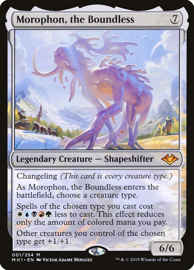 Morophon, the Boundless [Modern Horizons] | Chromatic Games