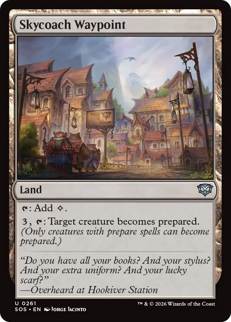 Skycoach Waypoint [Secrets of Strixhaven] | Chromatic Games