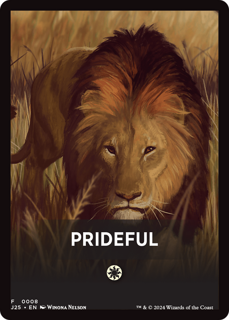 Prideful Theme Card [Foundations Jumpstart Front Cards] | Chromatic Games