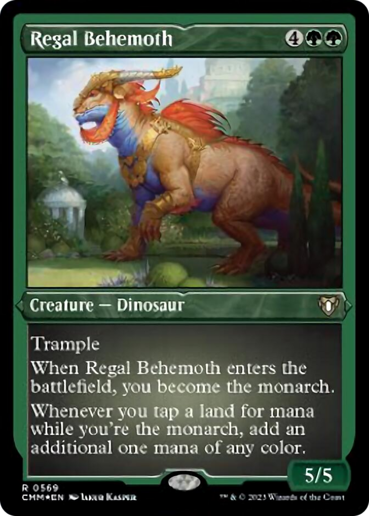 Regal Behemoth (Foil Etched) [Commander Masters] | Chromatic Games