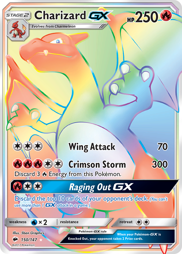 Charizard GX (150/147) [Sun & Moon: Burning Shadows] | Chromatic Games