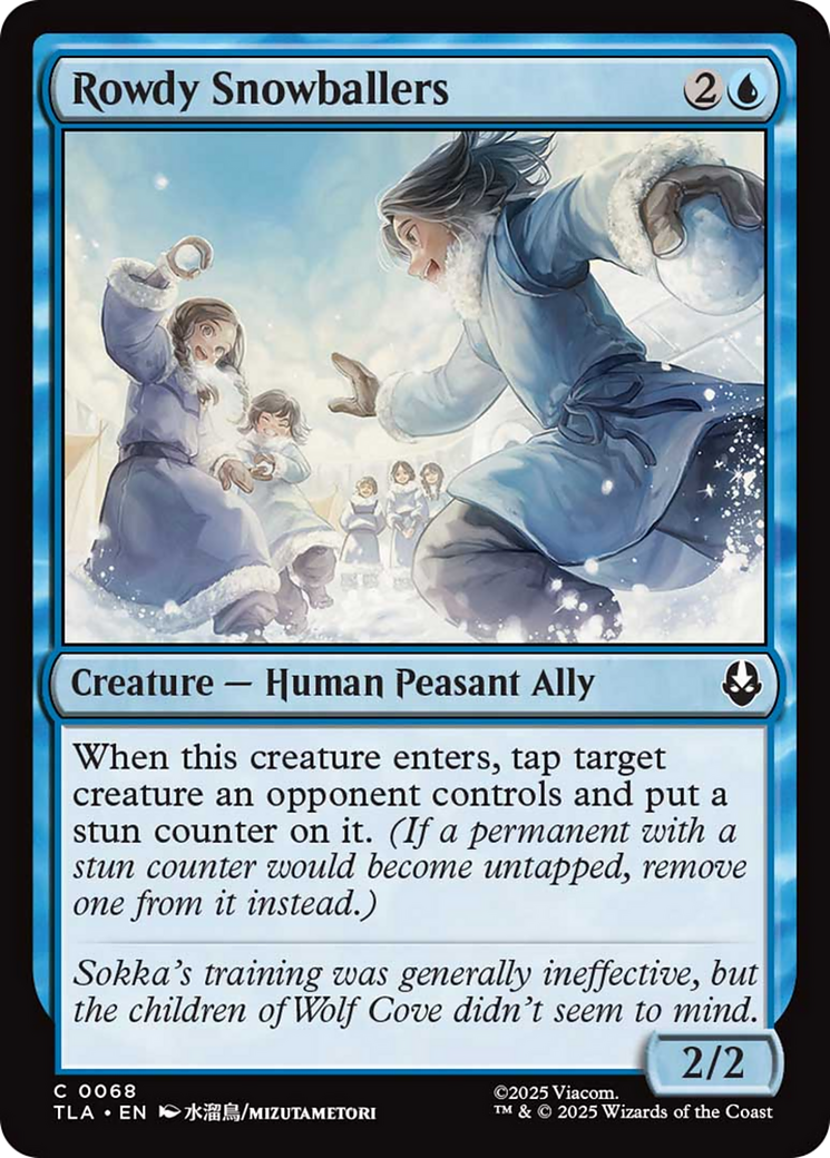 Rowdy Snowballers [Avatar: The Last Airbender] | Chromatic Games