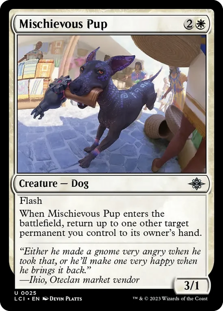 Mischievous Pup [The Lost Caverns of Ixalan] | Chromatic Games