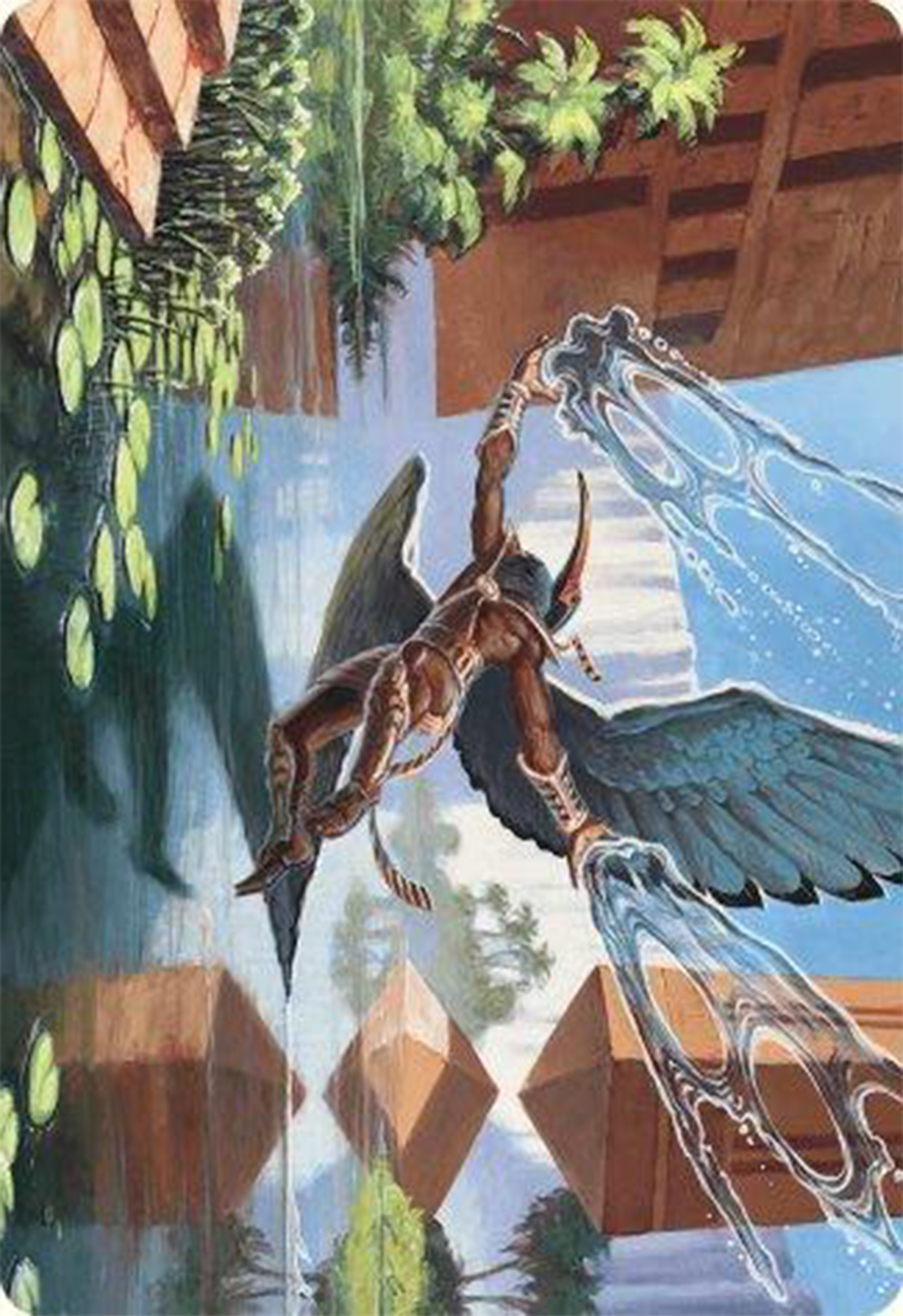 Nadu, Winged Wisdom Art Card [Modern Horizons 3 Art Series] | Chromatic Games