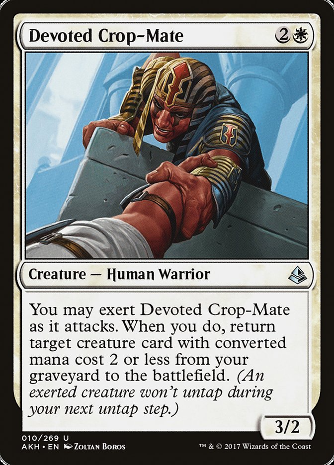 Devoted Crop-Mate 10/269 (Amonkhet)  | Chromatic Games