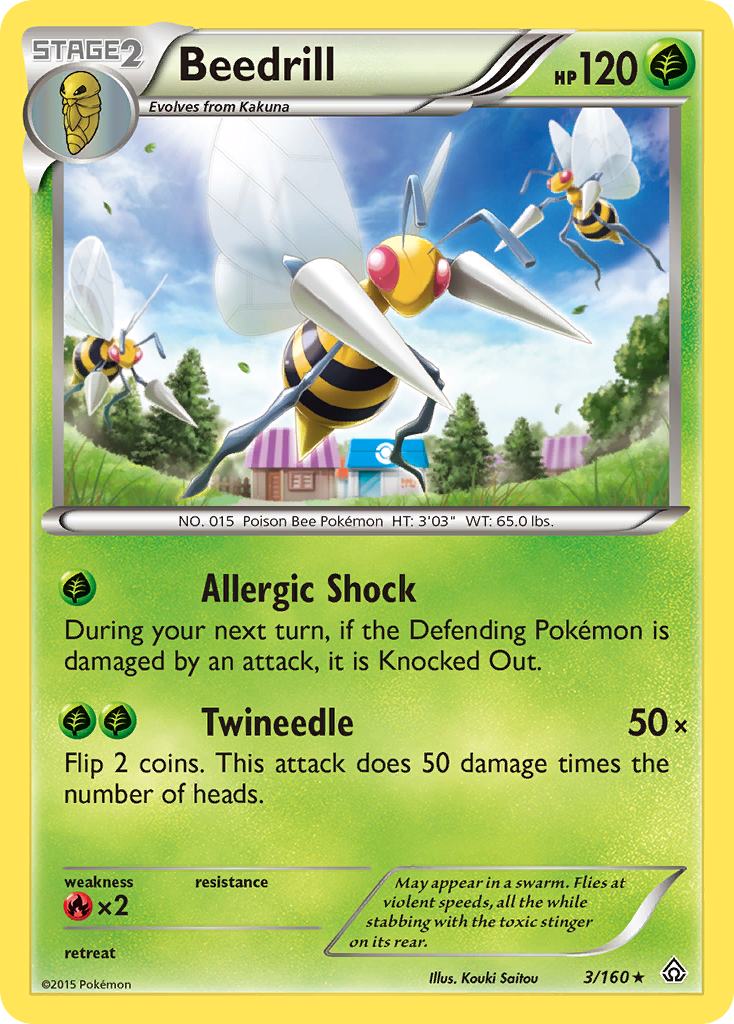 Beedrill (3/160) [XY: Primal Clash] | Chromatic Games