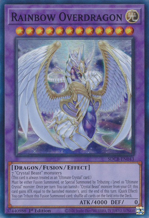 Rainbow Overdragon [SDCB-EN043] Super Rare | Chromatic Games