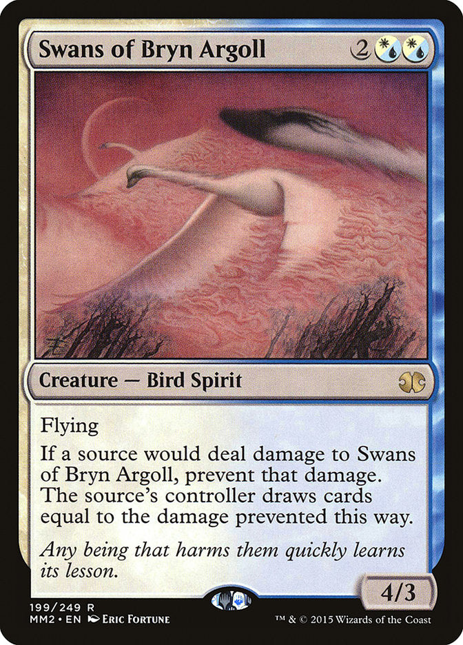 Swans of Bryn Argoll 199/249 (Modern Masters 2015)  - Foil | Chromatic Games