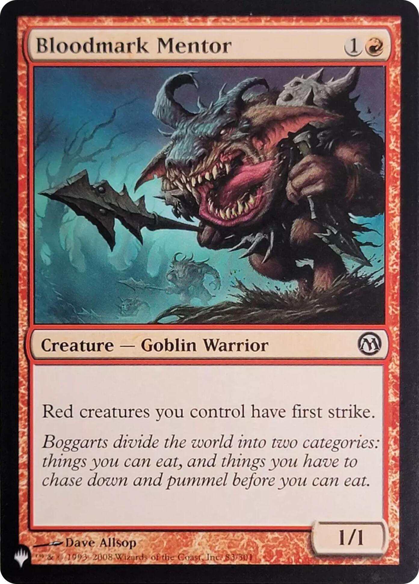 Bloodmark Mentor (83) [The List] | Chromatic Games