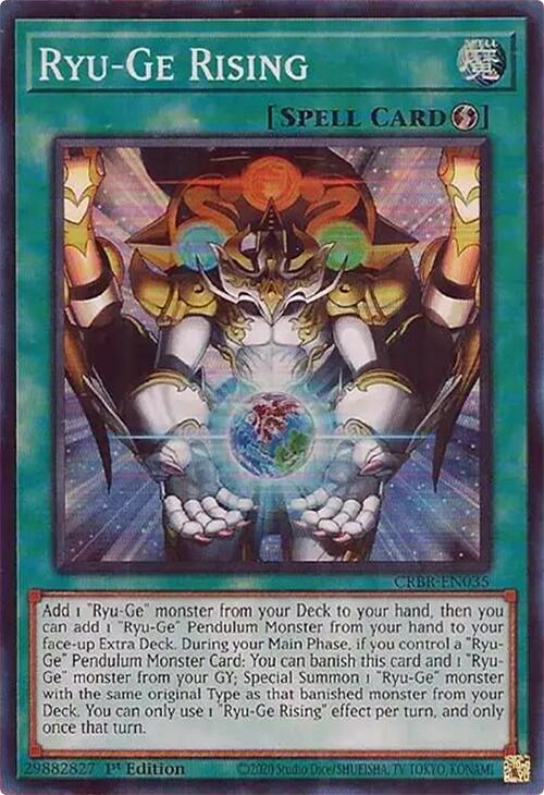 Ryu-Ge Rising (SR) [CRBR-EN035] Super Rare | Chromatic Games